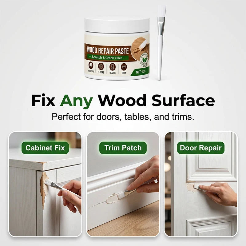 🏠Furniture & Floor Repair Paste – Works on tables, cabinets & wooden f ...
